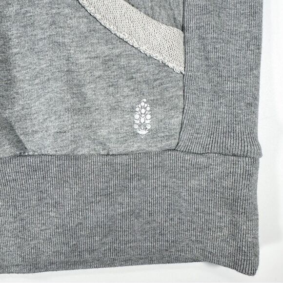 Free People Movement Womens XS Hawking Hoodie Gray Oversized Pullover Sweatshirt - Picture 14 of 14
